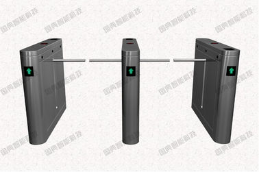 barrière imperméable du trafic de tourniquet de bras de baisse d'acier inoxydable de la Bi-direction 304