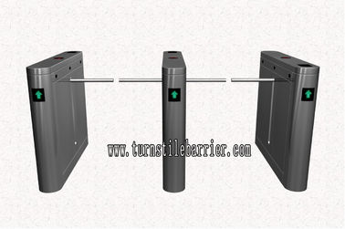 barrière imperméable du trafic de tourniquet de bras de baisse d'acier inoxydable de la Bi-direction 304