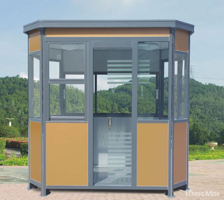 Cabines de haute résistance de garde de sécurité d'alliage d'aluminium, garde portative Shack