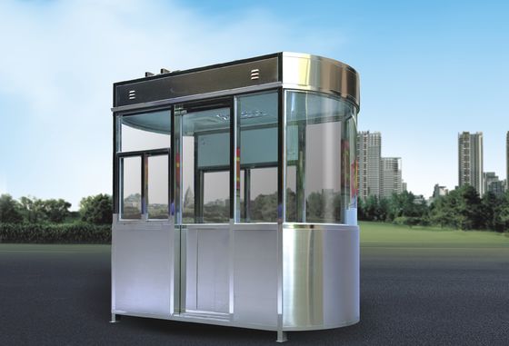 Cabines de garde de sécurité d'acier inoxydable, garde de sécurité de parc Shack