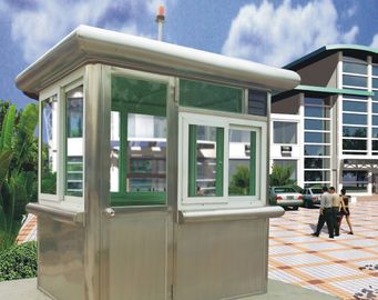 Cabines de garde de sécurité d'acier inoxydable