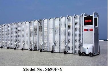 Portes se pliantes électriques escamotables pliantes d'alliage d'aluminium du revêtement de poudre