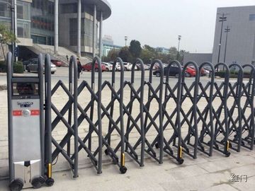 Acier inoxydable de porte escamotable électrique d'usine de sécurité avec à télécommande sans fil