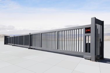 Porte de glissement motorisée par aluminium automatique télescopique de Railless pour l'école