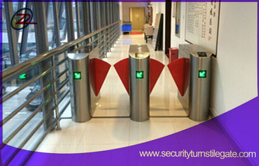 Tourniquet bidirectionnel balayé d'aileron de porte extérieure de barrière avec le système de contrôle d'accès d'identification