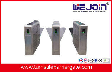 D'acier inoxydable porte automatique de barrière d'aileron de contrôle d'accès complètement - avec la double Manche
