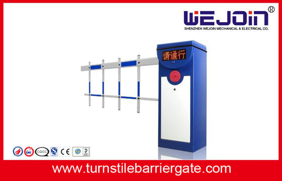 Porte automatique de barrière de boom AC110V de système approuvé de stationnement de la CE avec le Cabinet orange de couleur