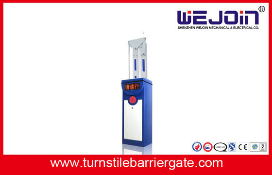 Porte automatique de barrière de boom AC110V de système approuvé de stationnement de la CE avec le Cabinet orange de couleur