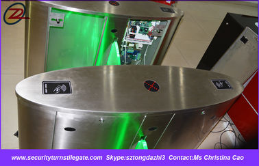 Barrière d'aileron de porte d'entrée de système de Rfid, tourniquet d'aileron d'empreinte digitale pour le cinéma