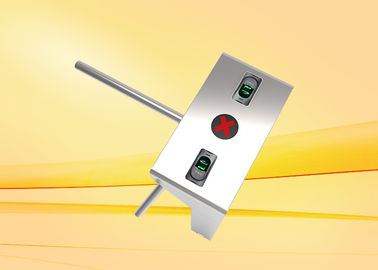 Demi taille d'acier inoxydable de tourniquet vertical intelligent de trépied avec l'empreinte digitale + le lecteur de RFID