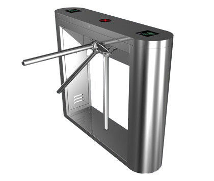 Numérique carte magnétique en acier inoxydable trépied tourniquet porte, barrière d'entrée de métro