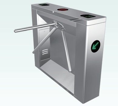 RS485 carte d'identité polyvalent # 304 en acier inoxydable s trépied tourniquet porte, barrière d'entrée