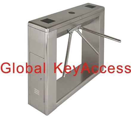 Porte verticale adaptée aux besoins du client de tourniquet de trépied d'acier inoxydable pour la station, bureau, systèmes d'entrée d'usine