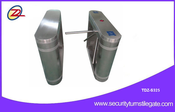 Porte complètement automatique de tourniquet de trépied avec le code unidimensionnel, acier inoxydable 316