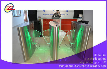 Controler d'accès de lumière de la porte LED de barrière d'aileron d'acier inoxydable, carte de RFID