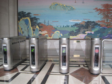 Acier inoxydable de barrière intelligente d'aileron pour les bureaux financiers Access
