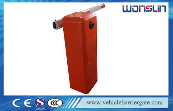 Porte automatique intelligente rouge de barrière de boom de route avec le commutateur de limite