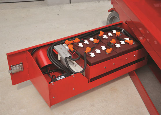 Ascenseur autopropulsé aérien électrique de ciseaux de la capacité 320kg d'ascenseur de plate-forme de travail de hauteur de travail maximum de 13.8m