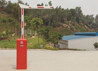 Portes automatiques en acier de boom de revêtement de poudre, barrières à télécommande d'allée